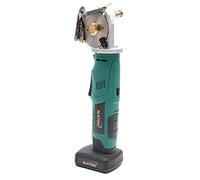 KATSU Coupeur Rotatif électrique sans Fil 12V Coupe-Tissu Ciseaux avec 2 x 4,0Ah Batterie, Épaisseur de Coupe Max 25mm Diamètre Lame 70mm, pour Textile Cuir Tapis Papier