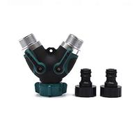 KATSU Distributeur de Tuyau d'Arrosage à 2 Voies, Séparateur de Robinet d'Eau en Y avec 2 Connecteurs de Robinet de Tuyau pour le Nettoyage et l'Irrigation