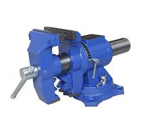 KATSU Étau d'Établi 4" 100mm, Pince de Table d'Établi à Base Pivotante à 360 Degrés Robuste pour Mécaniciens et Ingénieurs 402364