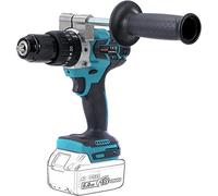 KATSU FIT-BAT 21V Perceuse Visseuse à Percussion Sans Fil Brushless, avec Moteur sans Balais, Mandrin sans Clé 13mm, 2 Vitesses et Lumière LED, sans Batterie 102388