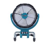 KATSU FIT-BAT 21V Ventilateur de Chantier sans Fil 30cm 3 Vitesses Ventilateur de Camping Portable pour Atelier Intérieur et Extérieur, sans Batterie ni Chargeur, Comprend un Câble Secteur