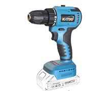 KATSU FIT-BAT Perceuse Visseuse sans Fil Brushless 21V Compact avec Moteur sans Balais, 2 Vitesses et Lumière LED, pour la Maison DIY, sans Batterie ni Chargeur