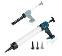 KATSU FIT-BAT Pistolet à Calfeutrer Sans Fil 18V/21V, Sans Goutte, 4 Vitesses Ajustables, Pour Application Automatique de Sellants, Sans Batterie Incluse