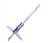 KATSU Jauge de Profondeur 0-150mm 0,02mm Précision Métrique Jauge de Profondeur Pied à Coulisse Vernier de Outil de Mesure 401170
