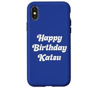 Katsu Joyeux Anniversaire Coque pour iPhone X/XS