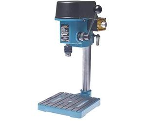 KATSU Mini Perceuse à Colonne d'établi Support de Presse à Pilier 100W avec Vitesse Entièrement Réglable et Mandrin de 6mm, Outil de Réparation d'établi pour Bois Métal et Plastiques