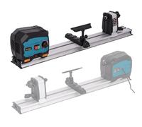 KATSU Mini tour à bois 550 W, vitesse variable, électrique, pour établi, longueur maximale de la pièce : 600 mm, pour projets de bricolage en menuiserie.