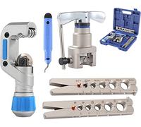 KATSU Outil d'évasement Excentrique à 45 Degrés, Kit de Coupe-Tube Outil d'Évasement de Tuyau pour Tube en Cuivre Laiton Plastique Aluminium 371217