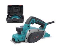 KATSU Rabot Électrique 600W Largeur de Rabotage 82mm et Profondeur 1mm, Raboteuse Électrique Bois pour Menuiserie, Meubles, Porte, et Maison