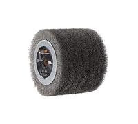 KATSU tambour ponceuse brosse métallique en acier inoxydable 120mm 0.3mm diamètre de fil meuleuse d'angle brunissoir polisseuse remplacement SP10009347