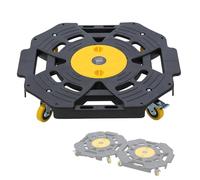 KATSU Tools Chariot à pneus - Capacité de 136 kg, connectable, chariot à roulettes robuste pour pneus, roues, meubles, appareils de déménagement et plus encore (63,5 x 63,5 x 11,5 cm)