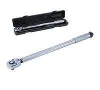 KATSU Tools Clé Dynamométrique avec Cliquet 1/2 Pouce, 28-210 Nm Micrométrique Réversible, Outil Manuel pour Mécaniciens dans un Coffret en Plastique 423901