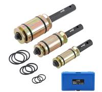 KATSU Tools Coffret 3 pcs élargisseur de tuyau d’échappement - acier forgé zingué, kit pour systèmes échappement, silencieux, camions et véhicules