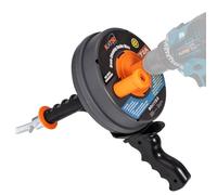 KATSU Tools Déboucheur câble 6,35 mm×7,6 m - usage manuel ou perçeuse, pour déboucher évier, baignoire et canalisations