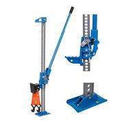 KATSU Tools Farm Jack Heavy Duty 48" 3 Ton Capacité de Charge avec Fixation de Levage Lift Mate, Cric de Ferme Cric à Cliquet de Levage Voiture Véhicule Offroad 4x4 Tracteurs Camions