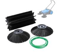 KATSU Tools Kit d'accessoires d'entretien pour balayeuse manuelle avec 2 brosses latérales + 1 brosse principale + 3 courroies, pour balayeuse manuelle non électrique SP33514004