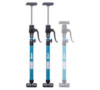 KATSU Tools Lot de 2 supports de plafond télescopiques 60-115 cm en acier, charge rapide de 40 kg, pour le positionnement, le maintien et la fixation des plaques de plâtre