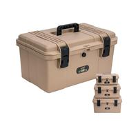 KATSU Tools Lot de 3 Boite À Outils en Plastique Robuste 15,6" + 17,7" + 19,7" Coffre à Outils Utilitaire Portable et Étanche avec Plateau Amovible pour Outils de Garage à Domicile