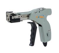 KATSU Tools Pistolet à Colliers en Acier Inoxydable, Outil Professionnel pour la Tension et la Coupe Automatique des Colliers Métalliques 417521