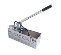 KATSU Tools Pompe de test de pression de canalisation, 12 L 0-50 bar, testeur de fuite hydraulique manuel à main, réservoir en acier inoxydable, pour inspection d'installation de tuyaux d'eau 318924