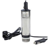 KATSU Tools Pompe de transfert de carburant diesel 12 V, pompe à eau submersible en acier inoxydable de 51 mm de diamètre, filtre amovible pour voiture, camion, bateau rapide