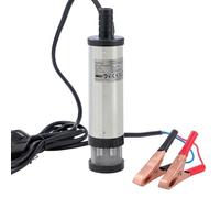 KATSU Tools Pompe Diesel DC 12V 38mm Pompe de Transfert d'Huile d'Eau Submersible en Acier Inoxydable pour Voiture Camion Bateau Caravane