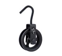 KATSU Tools Poulie 120mm avec Crochet Pivotant, Roulotte pour Échafaudage, Levage et Grue 182122