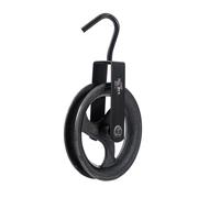 KATSU Tools Poulie Gin 200mm avec Crochet Pivotant, Roulotte pour Échafaudage et Toitures 182126