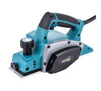 KATSU Tools Raboteuse électrique 600 W, raboteuse à bois filaire portative, largeur de rabotage de 82 mm, profondeur de copeau de 2 mm, pour menuiserie, portes et quincaillerie 101719