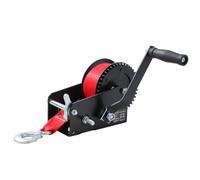 KATSU Tools Treuil Manuel Résistant 2000lbs 907kg avec Sangle en Polyester de 10m, pour Remorques de Bateau, Caravane, Voiture, Camion et Applications Marines 325925