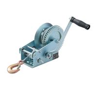 KATSU Tools Treuil Manuel Résistant 3500lbs 1587kg avec Câble en Acier de 10m, Système de Transmission à 2 Vitesses, pour Remorques de Voiture, Caravane, Bateau, Camion et Récupération 325934
