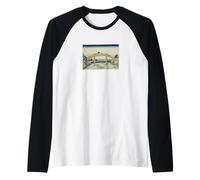 Katsushika Hokusai 36 Vues du Pont Fukagawa Mannenbashi Manche Raglan