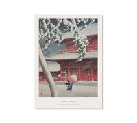 Katsushika Hokusai Impression sur toile Motif vague japonaise Hasui Kawase Poster Ohara Koson Impressions Hiroshige Images pour décoration d'intérieur (SKU36 x 24 pouces = (40 x 60 cm), sans cadre)