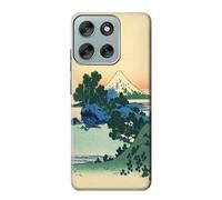 Katsushika Hokusai The Inume Pass in Kai Province Etui Coque Housse pour Motorola Moto G56