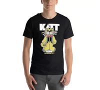 Katt Radio Black Short Sleeve Graphic Tee Shirt