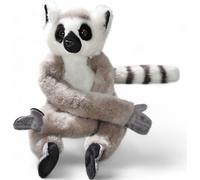Katta, lémurien avec velcro avec velcro à la main et au pied env. 22cm assis, env. 53cm suspendu de Carl Dick 3488 Doudou, peluche, animal en peluche