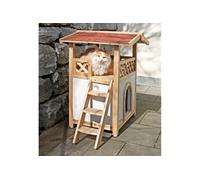 Kattenhuis Tyrol Alpin 88x57x77 cm lichtbruin445269