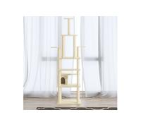 Vidaxl Arbre À Chat Avec Griffoirs En Sisal Crème 183 Cm