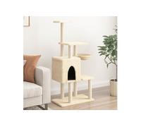 Arbre à Chat avec Griffoirs en Sisal Tour de Jeux Poteaux Maison Chaton vidaXL