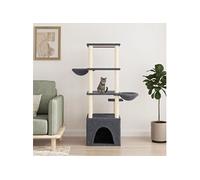Arbre à Chat avec Griffoirs en Sisal Centre d'Activité Jouet Chaton vidaXL