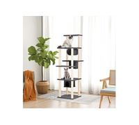 Arbre à Chat avec Griffoirs en Sisal Gris Clair 169 cm Arbre à Grimper vidaXL