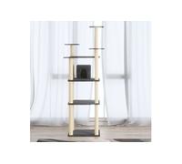 Vidaxl Arbre À Chat Avec Griffoirs En Sisal Gris Foncé 171 Cm