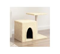 Vidaxl Arbre À Chat Avec Griffoirs En Sisal Crème 50,5 Cm