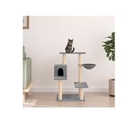 Vidaxl Arbre À Chat Avec Griffoirs En Sisal Gris Clair 82,5 Cm Gris