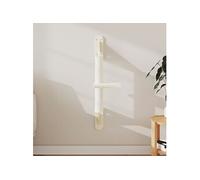 Kattenmeubel wandgemonteerd met krabpaal 85,5 cm crÃmekleurig172392