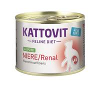Kattovit 185gx12 Diète féline Rein / Rénal Dinde boîte