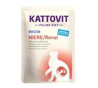 Kattovit 85gx24 Diète Féline NIÈRE/Rénale Canard Sachets Frais