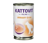 Kattovit Urinary Drink au Poulet | Pack de 3 | 3 x 135 ML | Aliment complémentaire pour Chats sujets aux récidives de calculs de Struvite | Peut contribuer à Augmenter la Prise de Liquide