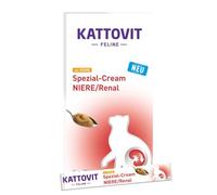 Kattovit Crème Spéciale Rein Renal au Poulet | Pack de 5 | 5 x 6 x 15 g | Complément Alimentaire pour Chats Adultes | sans Sucre ni colorants ni conservateurs
