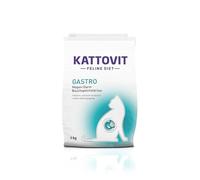 KATTOVIT Feline Diet Gastro - Teneur élevée en électrolytes pour compenser une digestion insuffisante - 4 kg